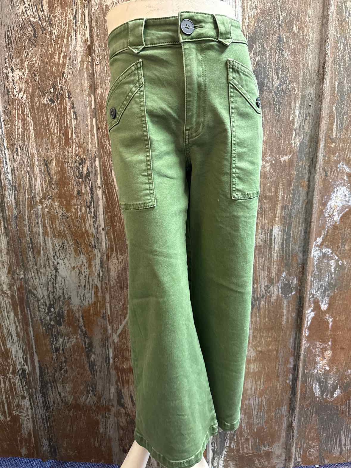 Kut From The Kloth Size 6 Petite Green Pants