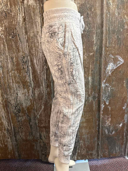 lululemon Size 4 Gray print Joggers