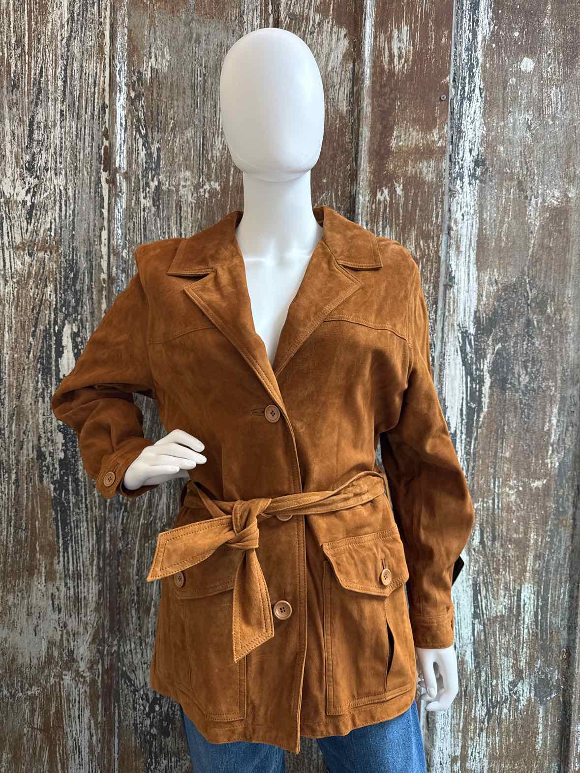 Kaprius Size 10/12 (Medium/Large) Brown Jacket