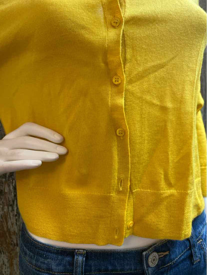 L. K. Bennett Size Large Yellow Cardigan