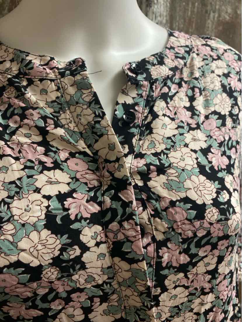 Natural Life Size Large green/pink floral Dress