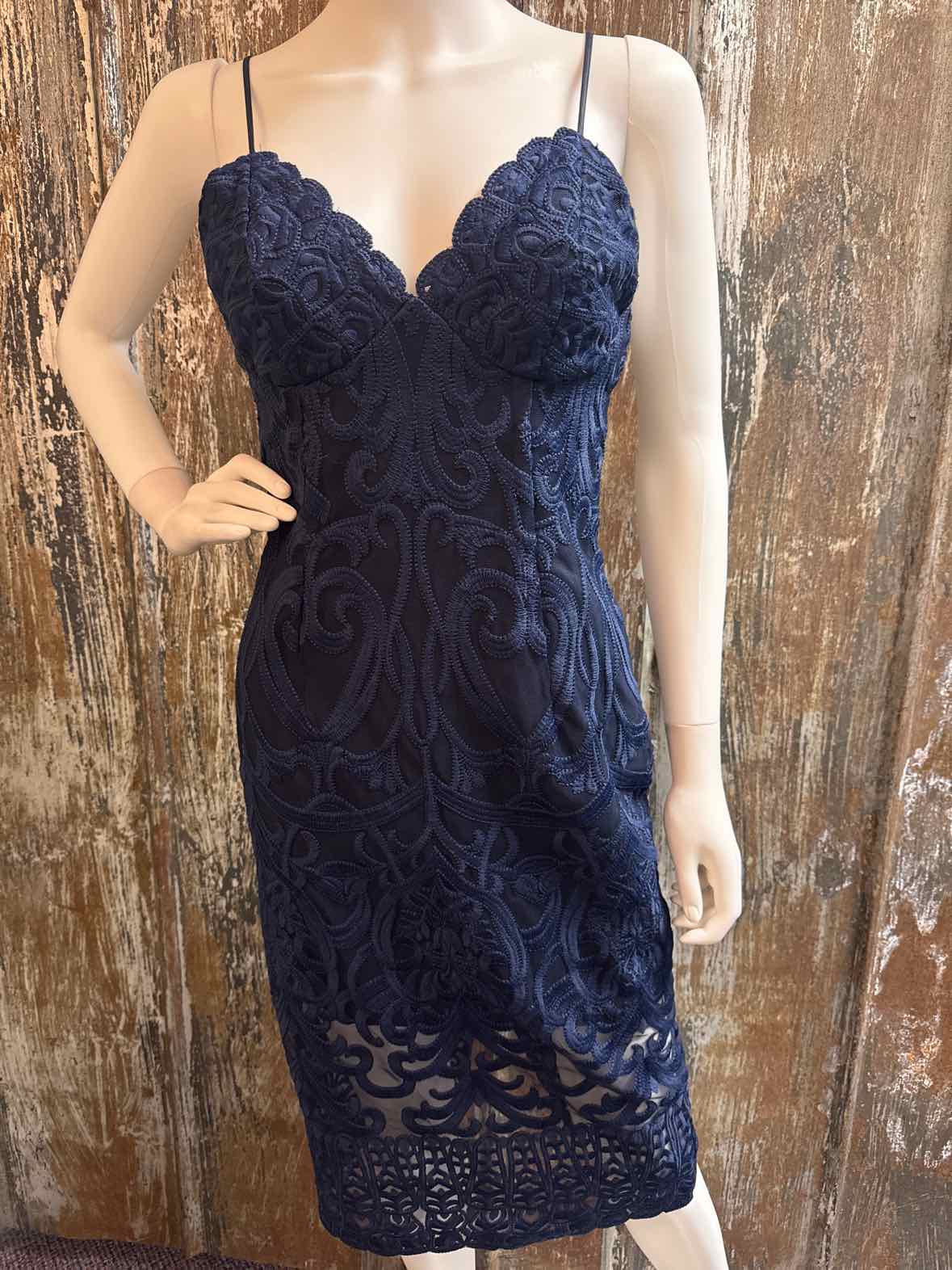 Bardot Size 6 (Small) Navy Dress