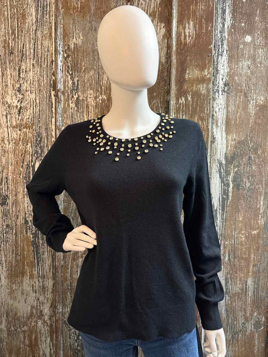 Lilly Pulitzer Size Large Black Sweater