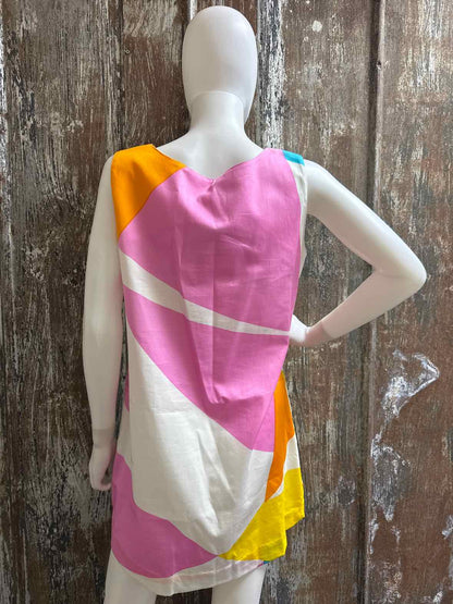 marimekko Size 8/10 Orange/Blue Dress