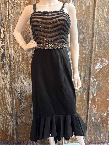 Terani Size Small (4/6) Black Dress