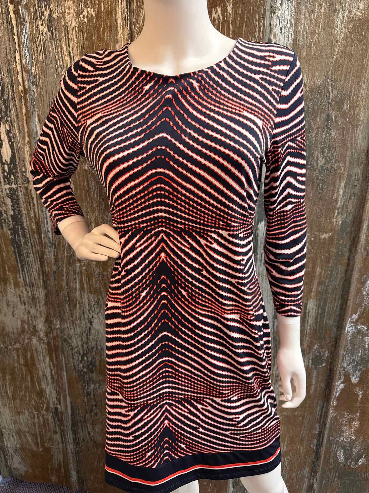 Michael Kors Size 8 (Medium) Orange print Dress