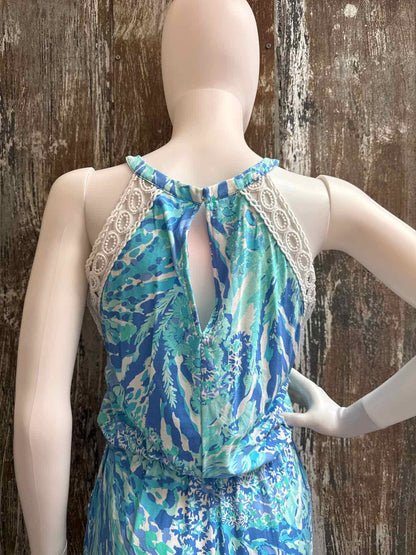 Lily Pulitzer Size extra small Blue Print Romper