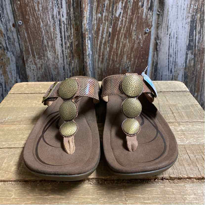 abeo 8 Brown Flipflops
