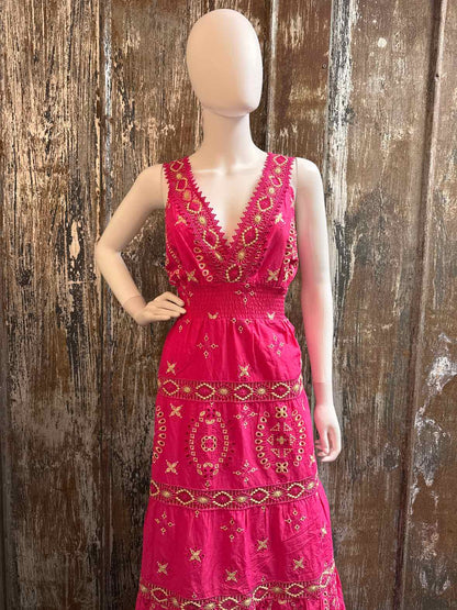 Boston Proper Size Large Pink Dress