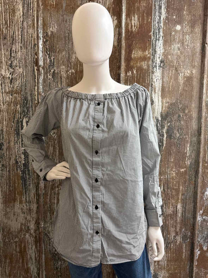 So Allure Size small Gray Stripe tops