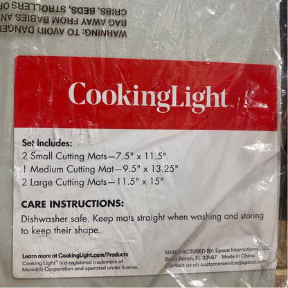 CookingLight Set of 5 Cutting Mats