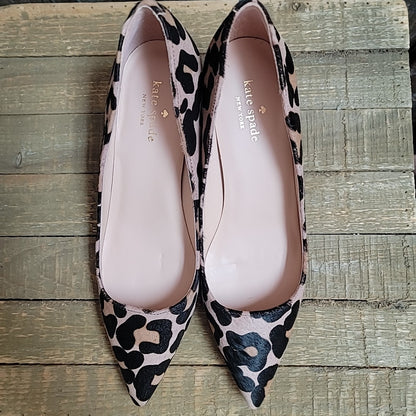 Kate Spade 8 Brown Animal Print Shoes