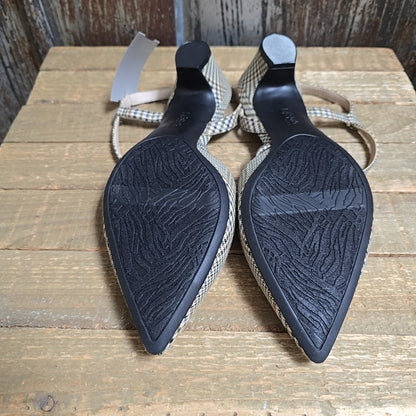 Life Stride 7 Brown Plaid Shoes