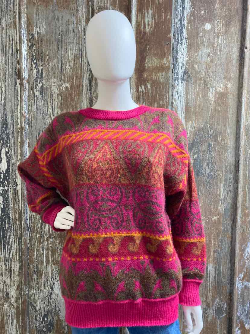 Bogner Size Medium Fuschia Print tops