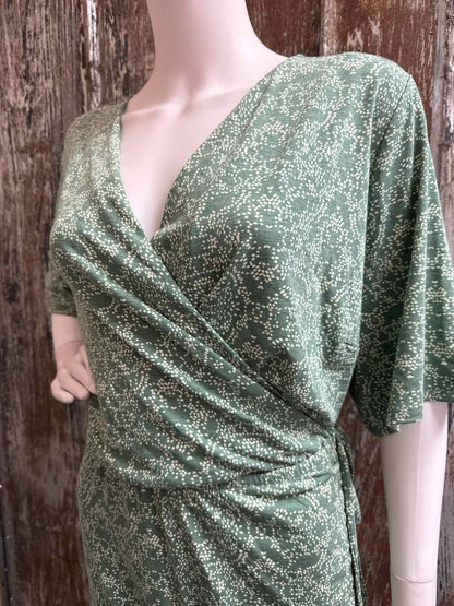 lane bryant Size 22/24 (3X) Green Print Dress