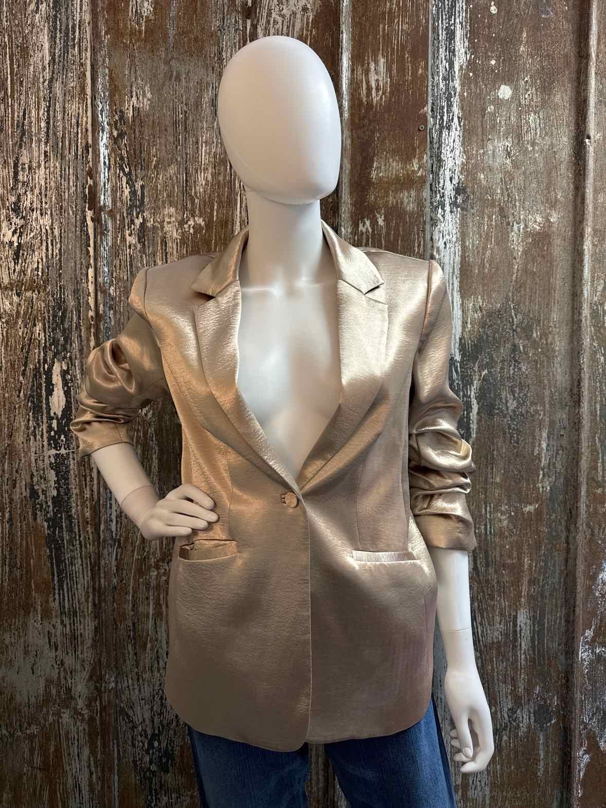 clinq a sept Size 4 (Small) Rose Gold Blazer