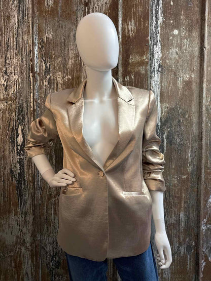 clinq a sept Size 4 (Small) Rose Gold Blazer