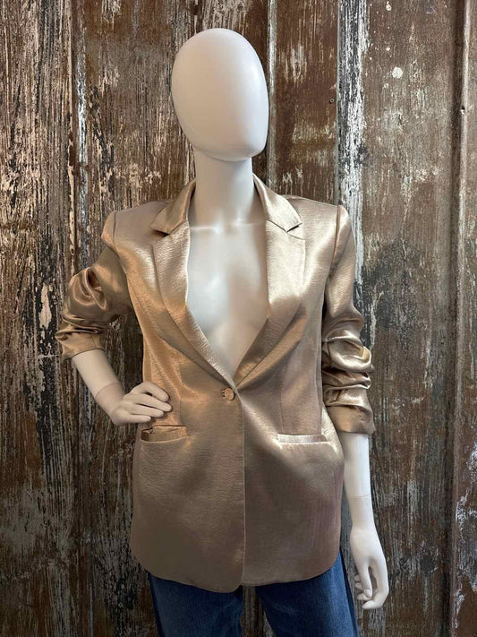 clinq a sept Size 4 (Small) Rose Gold Blazer