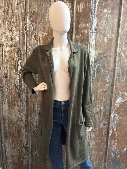 Banana Republic Size Large Green Cardigan
