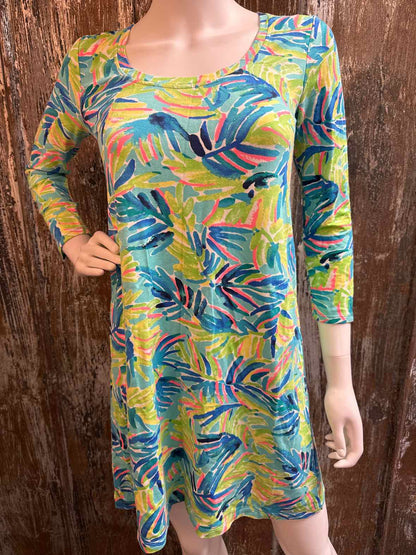 Lilly Pulitzer Size extra small Blue/Green Print Dress