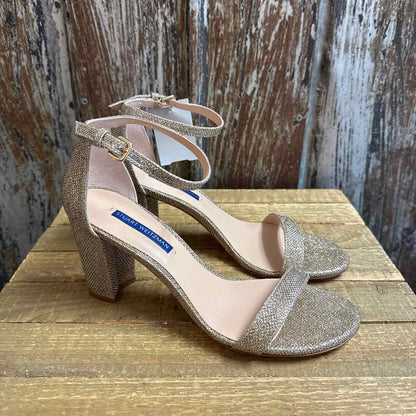 Stuart Weitzman 8 Gold Shoes
