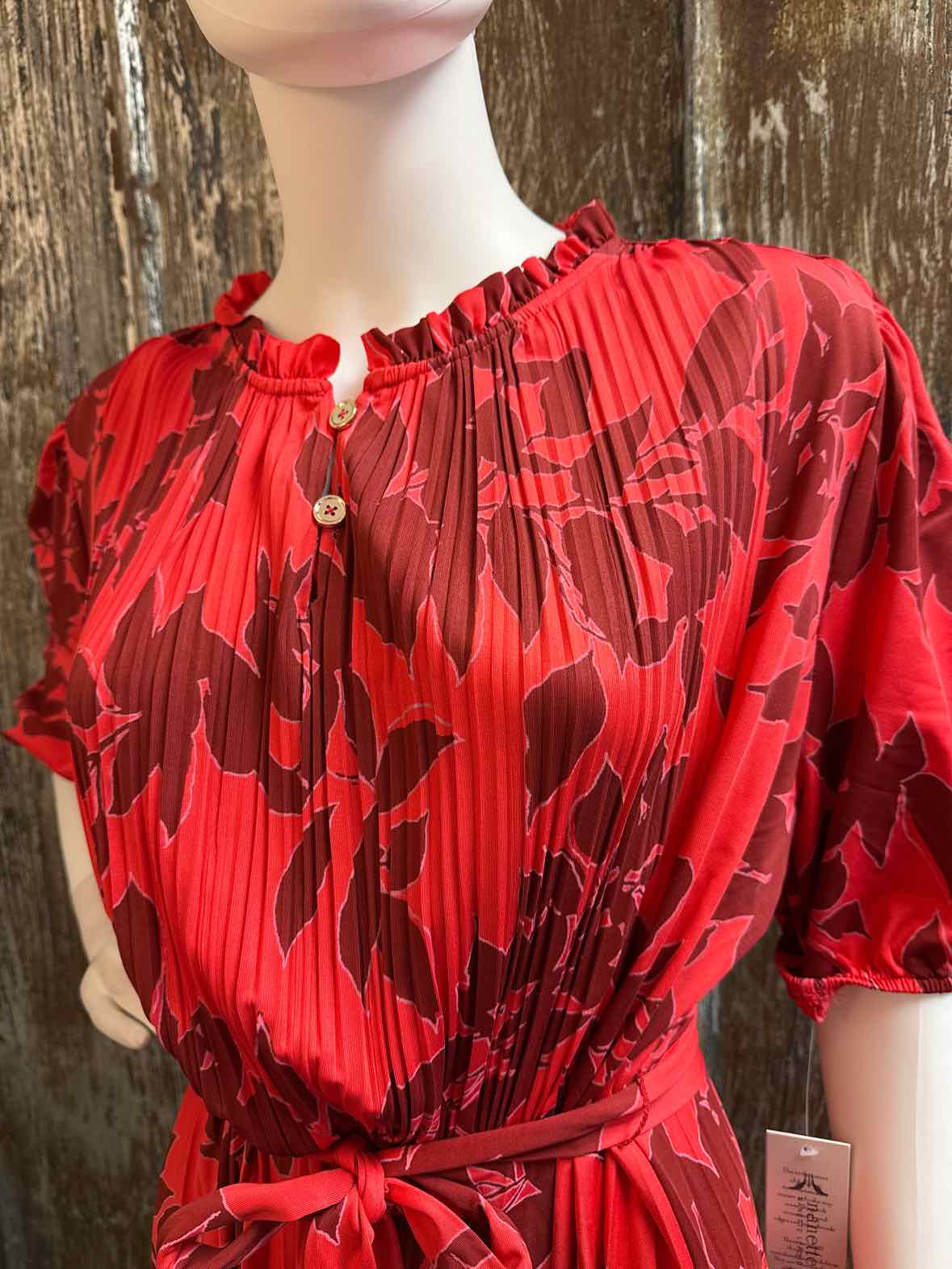 nanette lepore Size 14 (Large) Red Print Dress