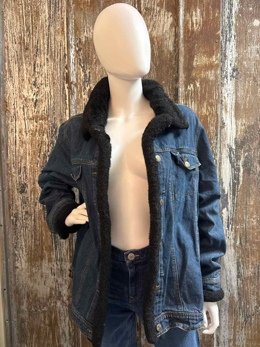 Dennis Basso Size Large Denim Jean Jacket
