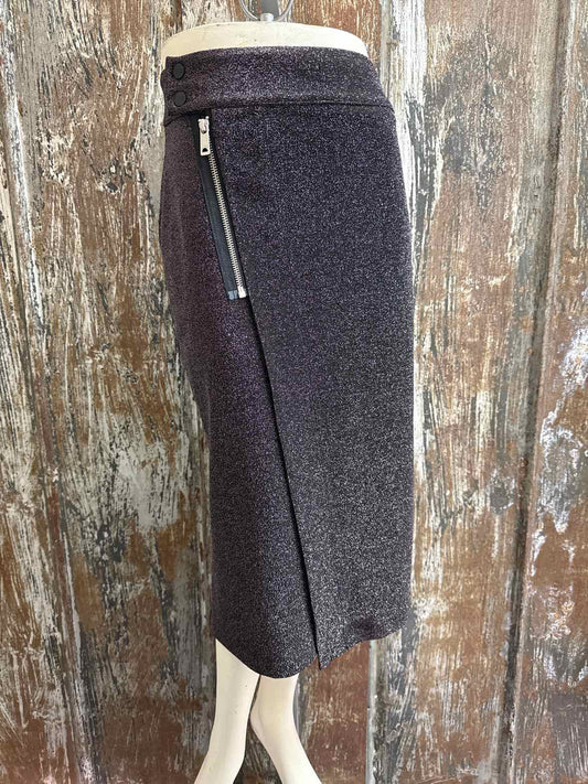 Scotch & Soda Size Medium (8/10) Metallic Black Skirt