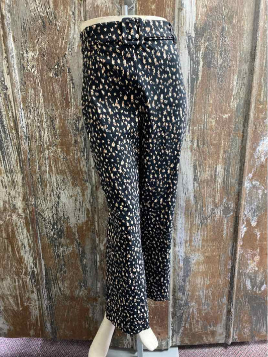 Rafaella Size 14 Black Print Pants