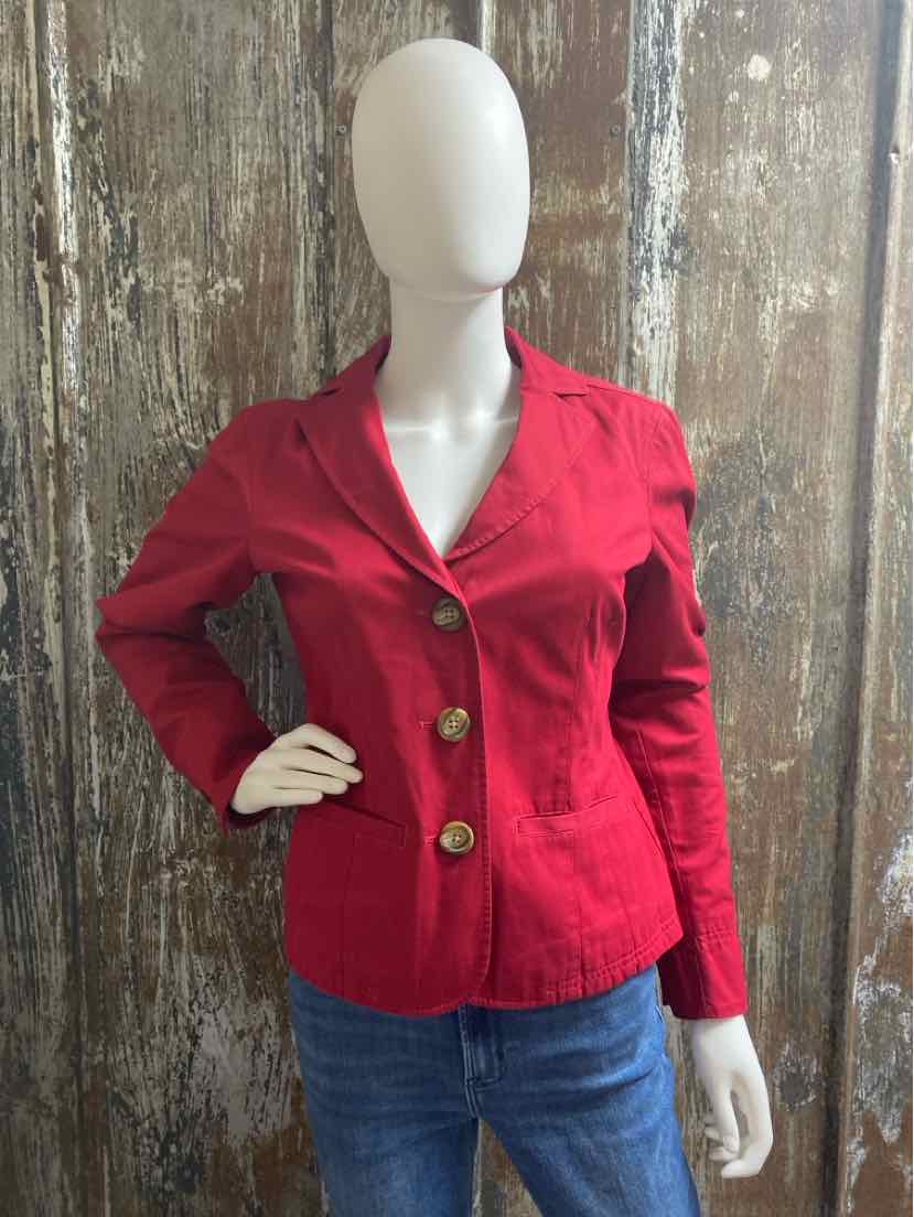 L.L. Bean Size 6 (Small) Red Blazer