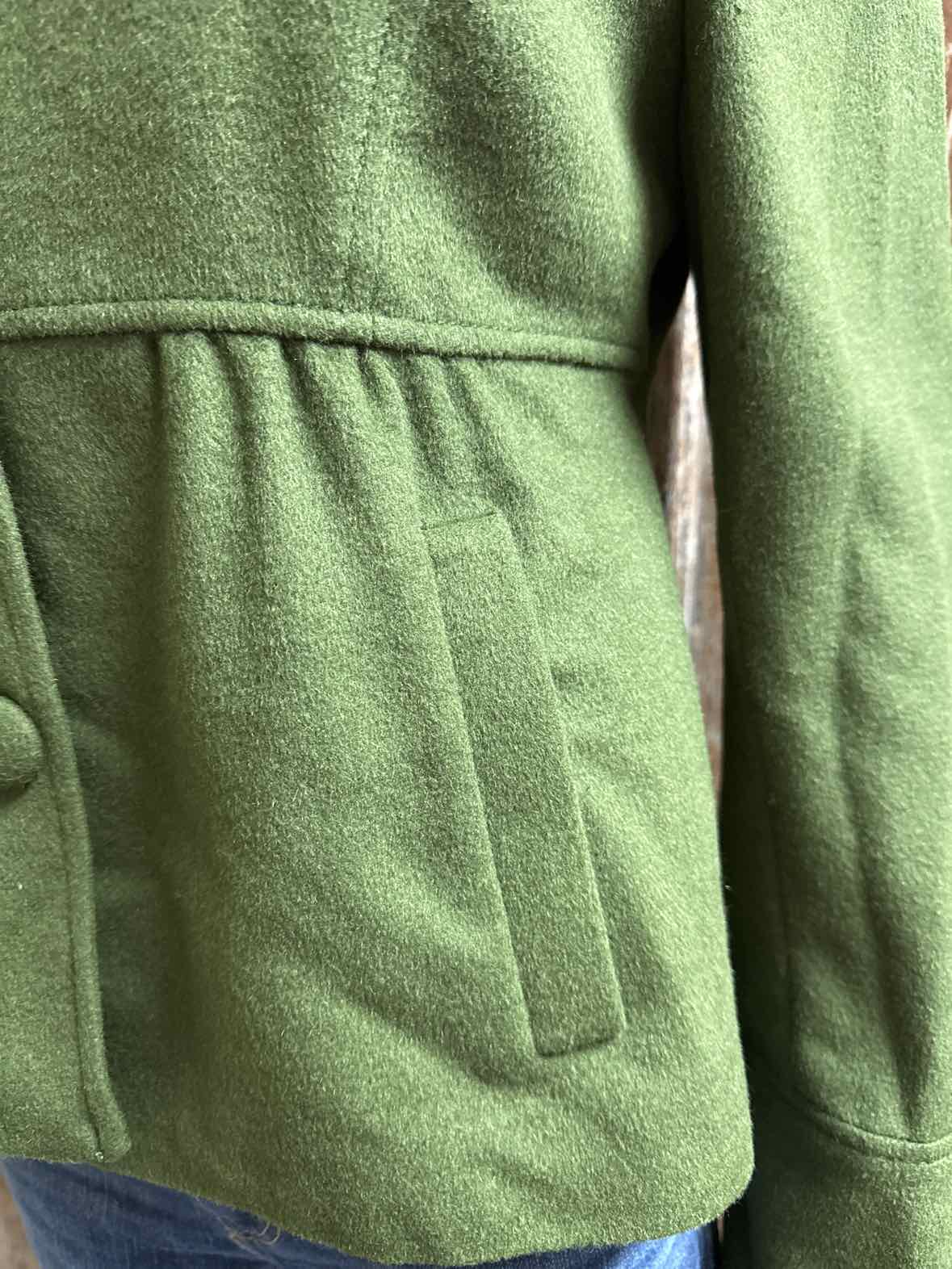 Ann Taylor Size 8 (Medium) Green Coat