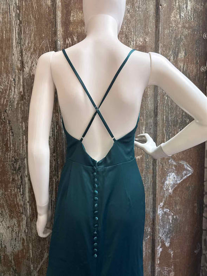 Galina Signature Size 8 Green Evening Dress