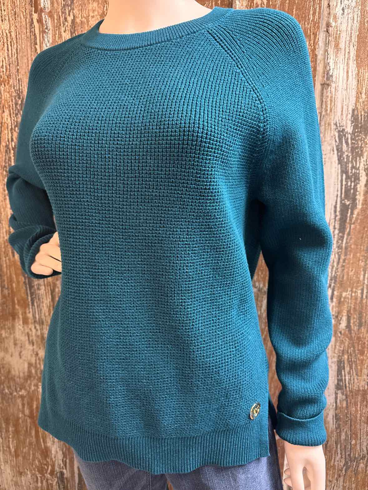 Michael Kors Size Large Teal Sweater