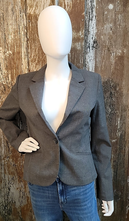 H & M Size 6 (Small) Gray Blazer