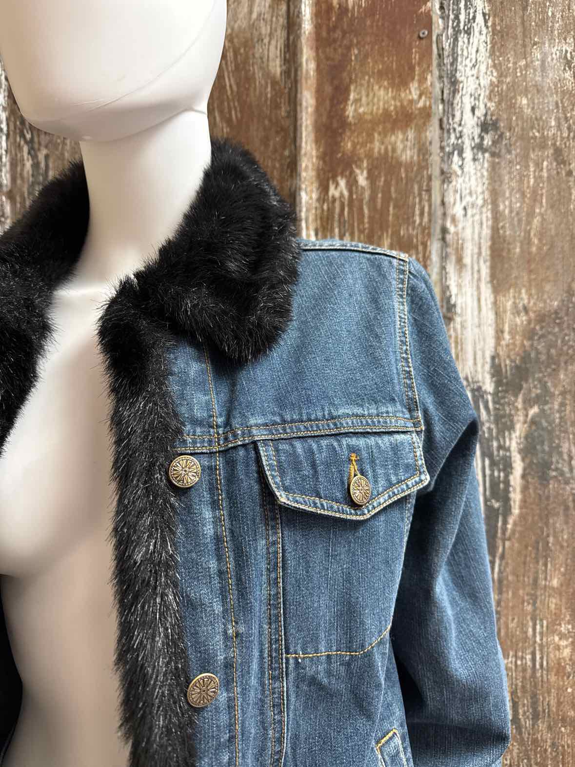 Dennis Basso Size extra small Denim Jacket