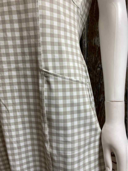 Nevis Golf Co. Size Large Brown Check Golf Dress