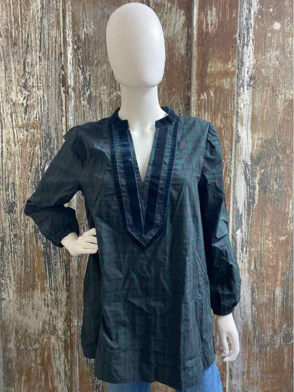 J. Crew Size Medium Green Plaid tops