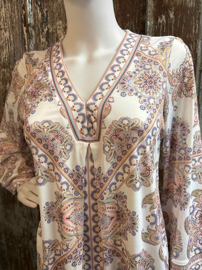 hale bob Size Medium Ivory Multicolor Print Dress