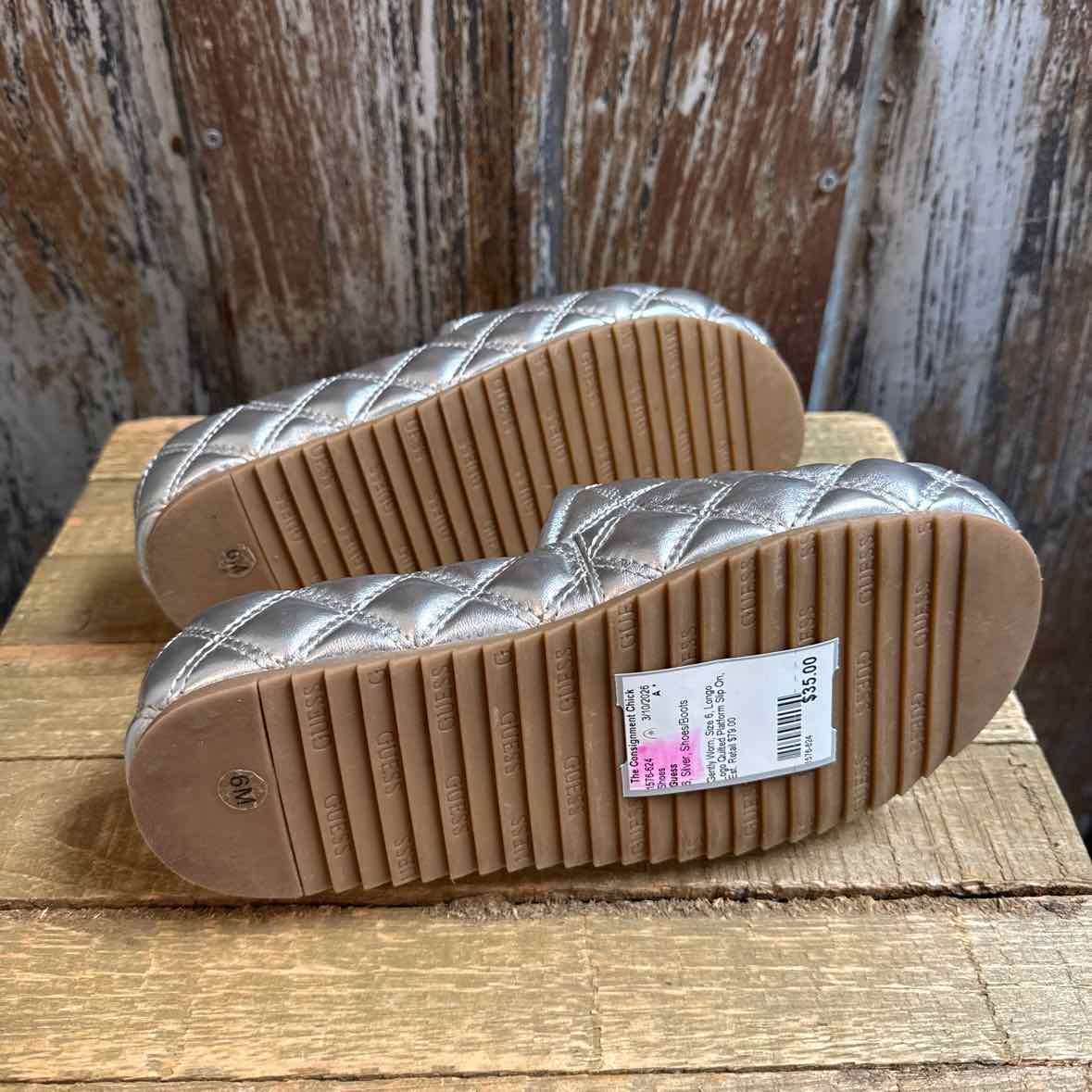 Guess 6 Silver Shoes