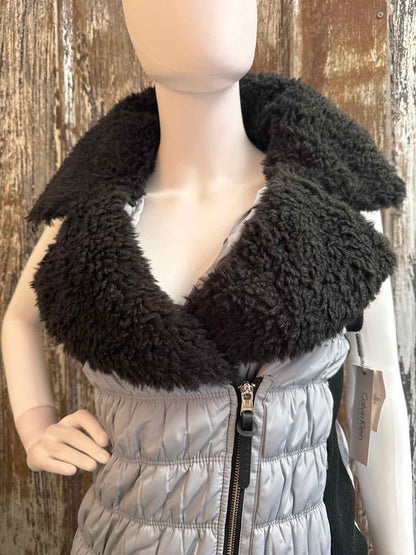 Calvin Klein Size small Gray & Black Vest