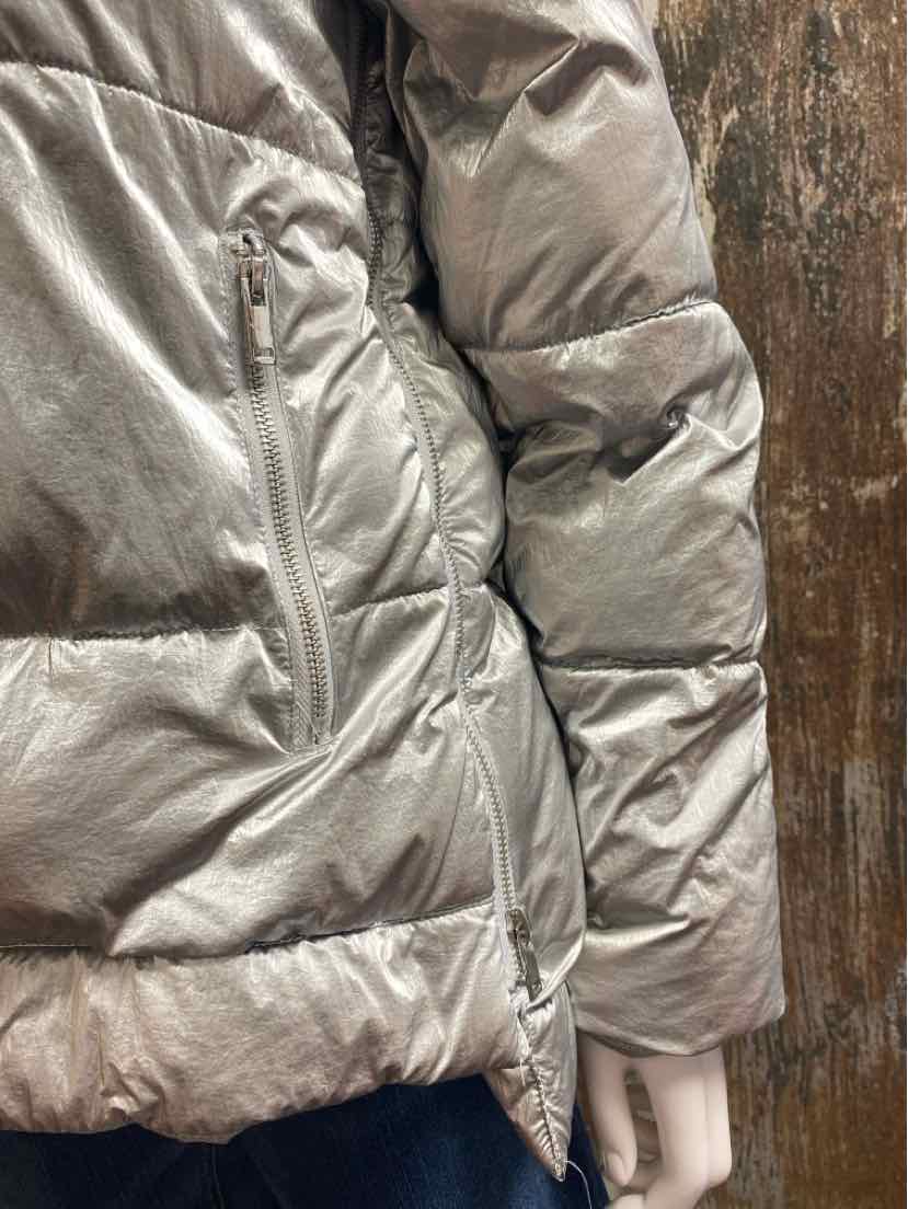 New York & Company Size Large Silver Winter Coat