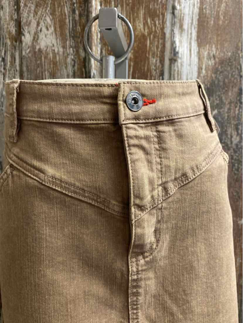 Peace Love World Size 12 Petite (Large Petite) Brown Skirt