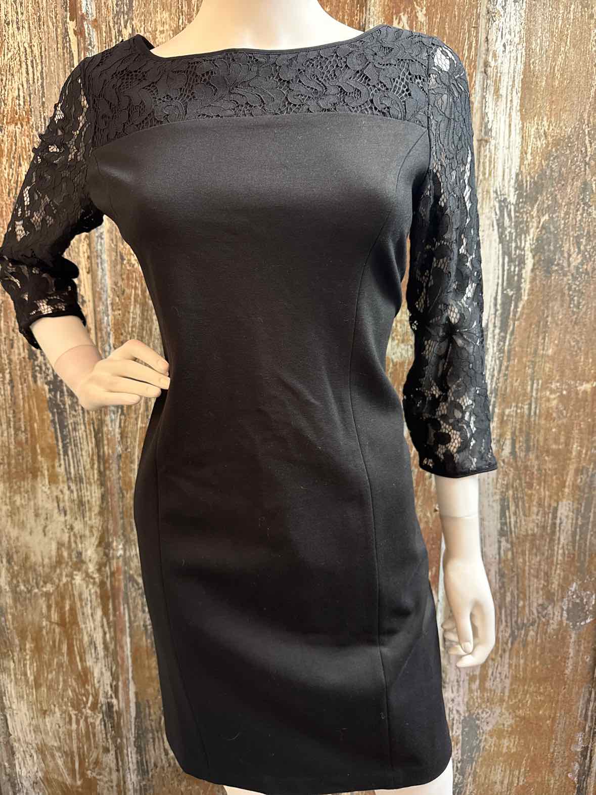 Talbots Size 8 Petite (Medium) Black Dress