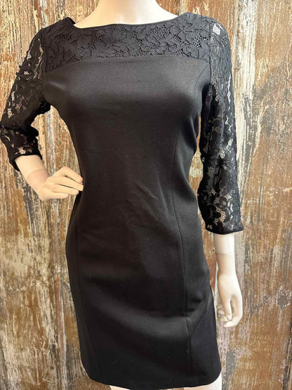 Talbots Size 8 Petite (Medium) Black Dress