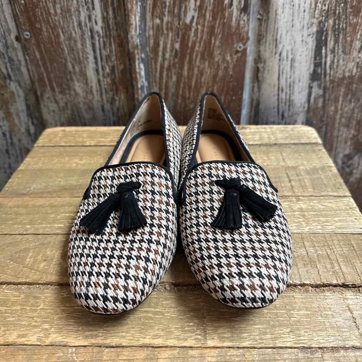 Kelly & Katie 7.5 Brown Herringbone Shoes