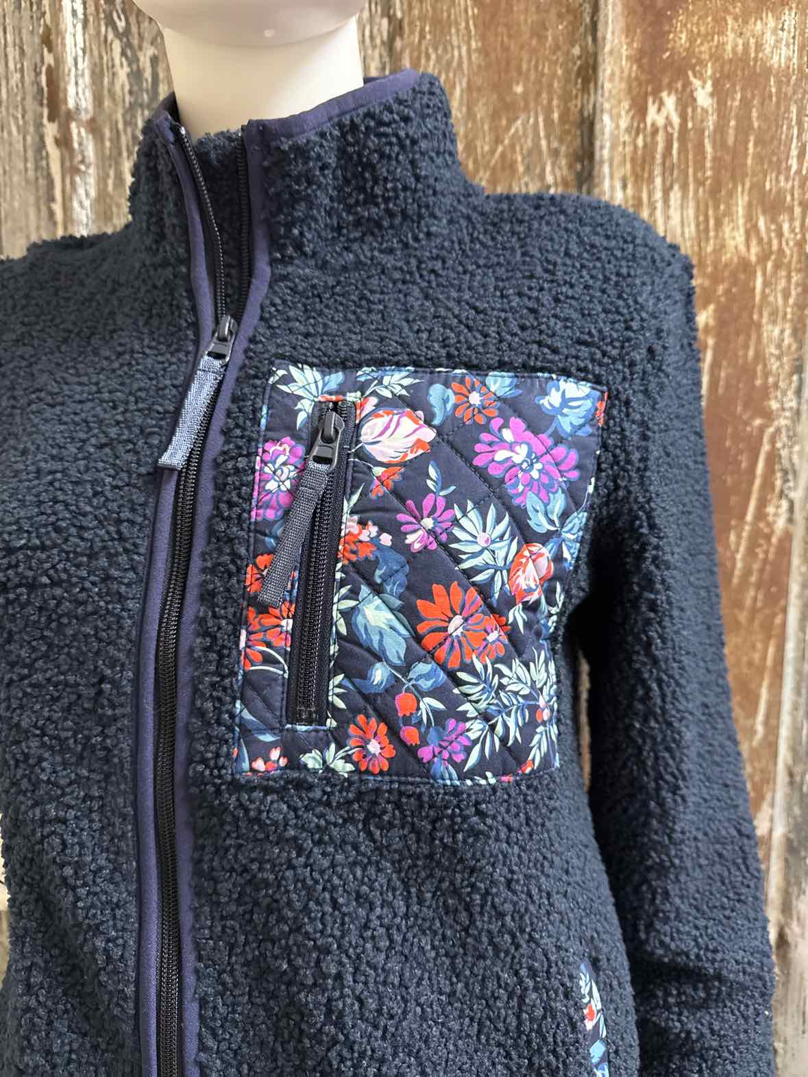 Vera Bradley Size small Navy Fleece Jacket