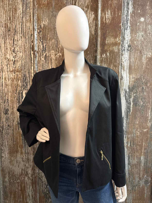 Chico's Size Extra Large Black Jacket