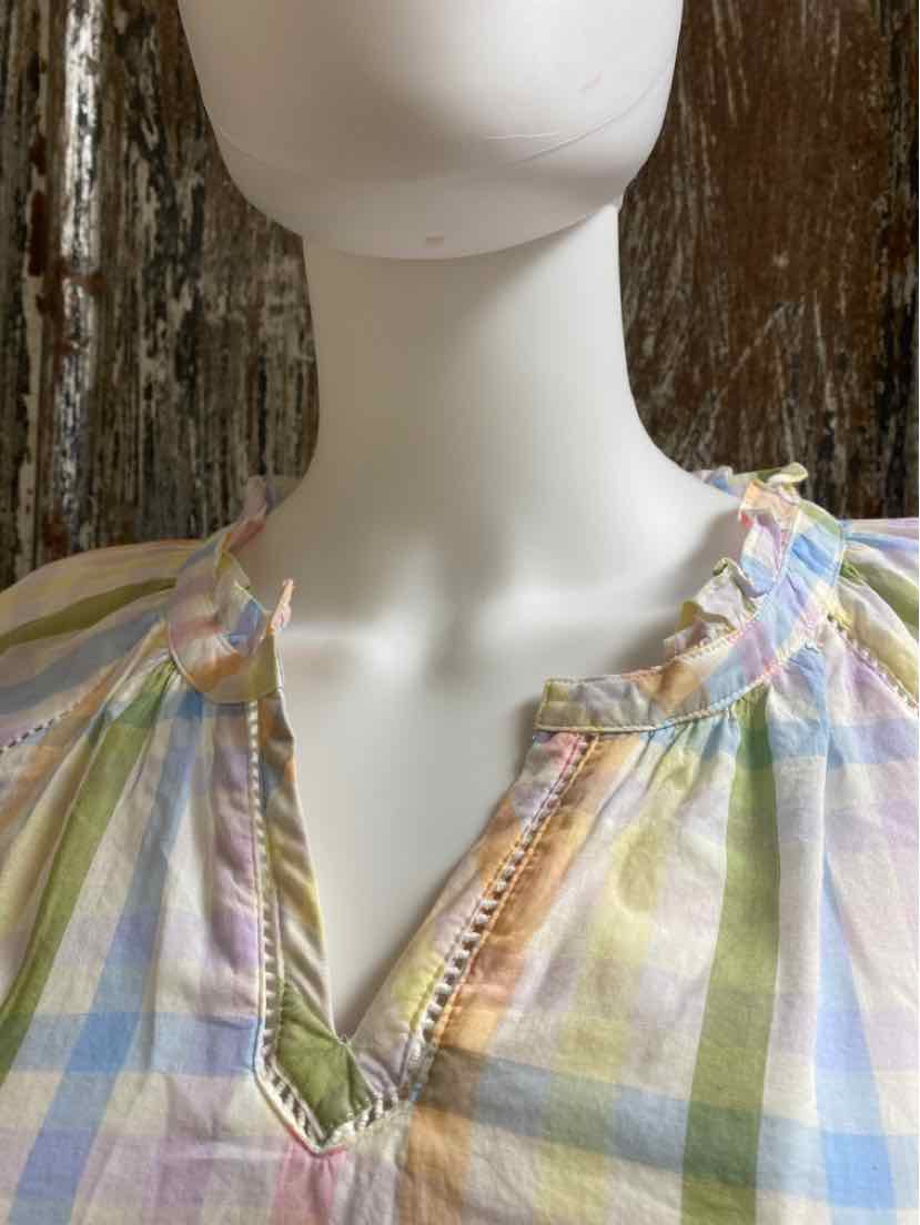 Talbots Size Medium Petite Multi Plaid tops