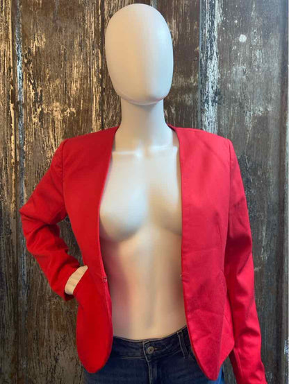 H & M Size 10 (Medium) Red Blazer