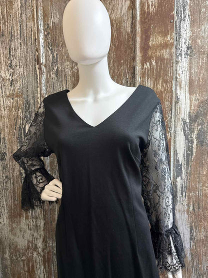 Talbots Size 16 (Extra Large) Black Dress